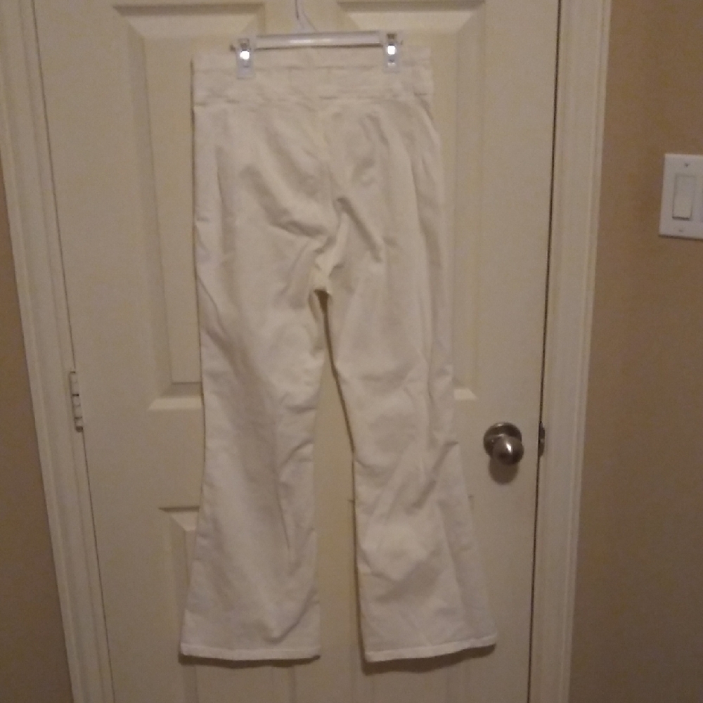 We The Free Jayde High-Waisted Flared White Denim Jeans Women's Size 29 Short - Picture 7 of 9